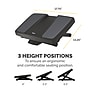 Fellowes Ultimate Tilt Adjustable Footrest, Black/Gray (8067001)~#|#~34B003C6-BFA1-49E5-BD93AAA3391BD057_sc7