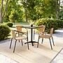 Flash Furniture Rattan Indoor-Outdoor Restaurant Stack Chair, Beige, 4-Pieces (4TLH037BGE)~#|#~34B0CA5E-24B6-4415-8E36E1E2F5FE130B_sc7