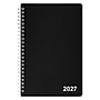 2027 Staples 5" x 8" Weekly & Monthly Planner, Plastic Cover, Assorted Colors (ST17389-27)~#|#~34BB6118-2BB5-4B95-864C1E3B16795190_sc7