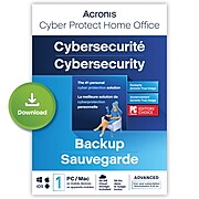 Acronis Cyber Protect Home Office Advanced for 1 User, Windows/macOS/Android/iOS, Download (THIZSLLOS)