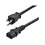 StarTech 8' NEMA 5-15P to C13 Power Cable, Male to Female, Black (271B-6800-POWER-CORD) ~#|#~34C4DE99-9425-455B-9405580EC9B0DAFE_sc7