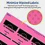 Avery Laser/Inkjet Square Multipurpose Labels, 2.5" x 2.5", Bright Pink, 720/Box (94104)~#|#~34C63CBC-CBCA-4A4C-8219E2EAE1FC9A5F_sc7