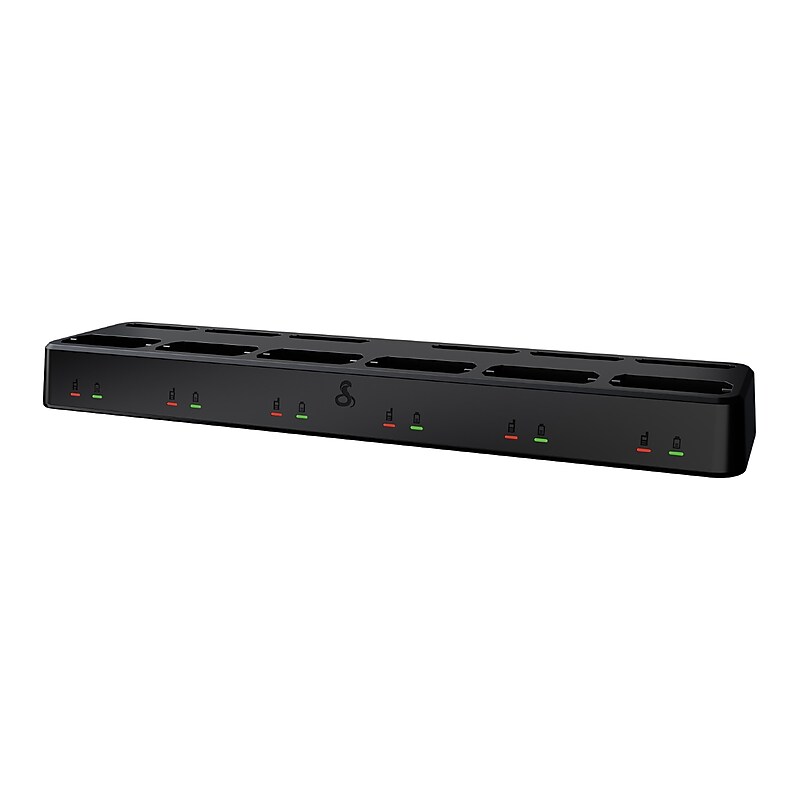Cobra 6-Unit Dock Charger for Cobra Performa 400/450 2-Way Handheld Business Radios, Black (0010077-2) image 1