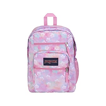 JanSport Big Student Daisy Backpack, Floral, Pink/Purple (JS0A47JKAO5)