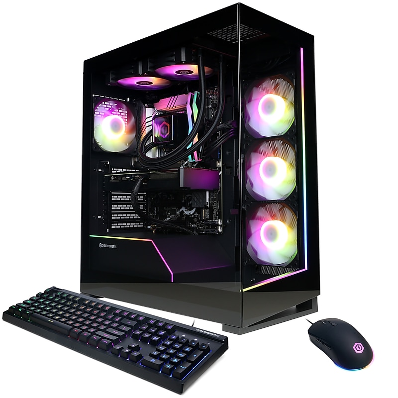 CyberPowerPC Gaming Desktop Computer, Intel Core Ultra 7 265KF, GeForce RTX 5070 12GB, 32GB RAM, 2TB SSD, Windows 11 Home image 1