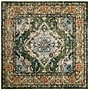Safavieh Monaco Collection 10' x 10' Square Indoor Area Rug, Machine Made, Forest Green/Light Blue (MNC243F-10SQ)~#|#~34D4FE24-1D5D-47BB-9BF5191293BAA951_sc7
