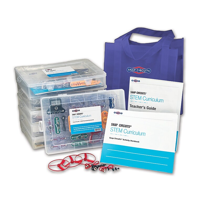 Elenco Snap Circuits STEM Classroom Activity Kit, 6/Set (EE-SCSC3CP) image 1