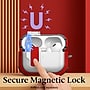 SaharaCase Venture-X Series Secure Lock Case with Premium Clip for Airpods Pro 3, Anti-Shock Corners, Viper Red (HP00232)~#|#~34D5D73D-FBE4-4563-95FE97D564AFB36B_sc7