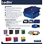 Triton Products LocBin Stackable Storage Bin, 3" x 4.12"x 7.37", Blue, 24/Pack (3-220BWS)~#|#~34DDD172-8F9E-4A3C-BD86EE856F8F8AF6_sc7
