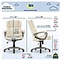 Serta Garret Ergonomic Bonded Leather Swivel Executive Chair, American Beige (CH200112)~#|#~34E260F3-7149-4FF4-85AC16CE402AFDA8_sc7