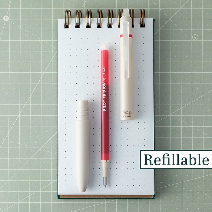 Pilot FriXion Waai Retractable Erasable Gel Ink Pen, Extra Fine