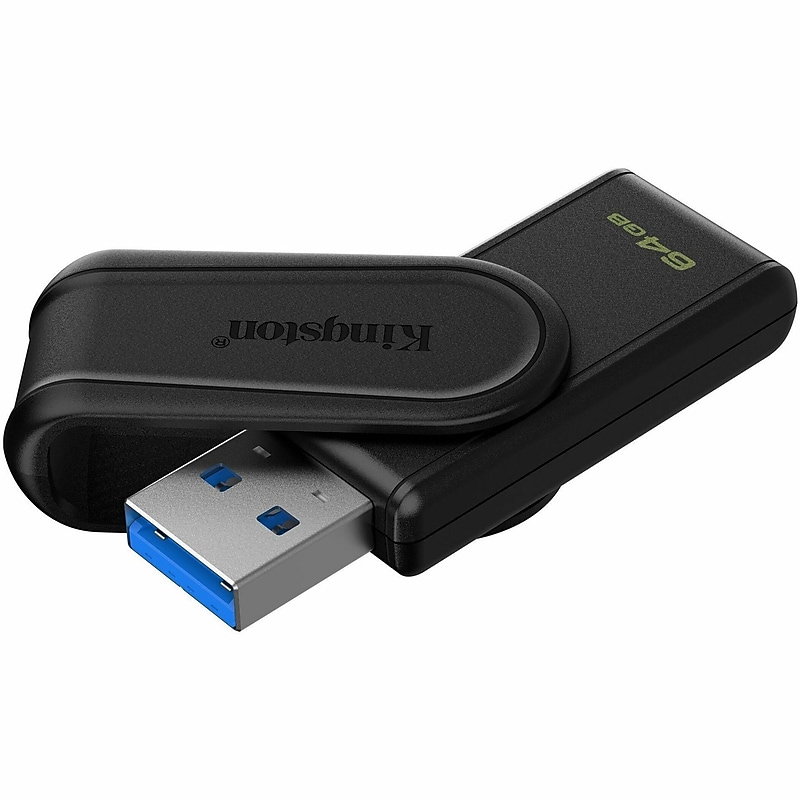 Kingston DataTraveler Exodia S 64GB USB 3.2 Flash Drive, Black (DTXS/64GB) image 1
