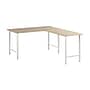 Bush Business Furniture Hustle 60"W L Shaped Computer Desk with Metal Legs, Natural Elm (HUS003NE)~#|#~34E3EC2B-95B0-447B-9DBF077D15DD07DA_sc7