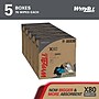 WypAll PowerClean X80 Cloths, 8.34" x 16.8", Red, 76 Sheets/Box, 5 Boxes/Carton (05930)~#|#~34E4C620-7256-4064-A6F7751A52E1411F_sc7
