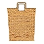 Household Essentials Square Handwoven Water Hyacinth and Seagrass Basket with Handles, Natural (HE1190)~#|#~34E581FC-9B54-4272-A7ECBCA870389040_sc7