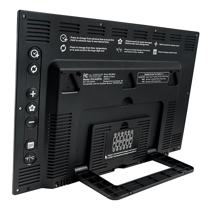 La Crosse Technology Jumbo Atomic Wall Clock (513-63867-INT) | Staples