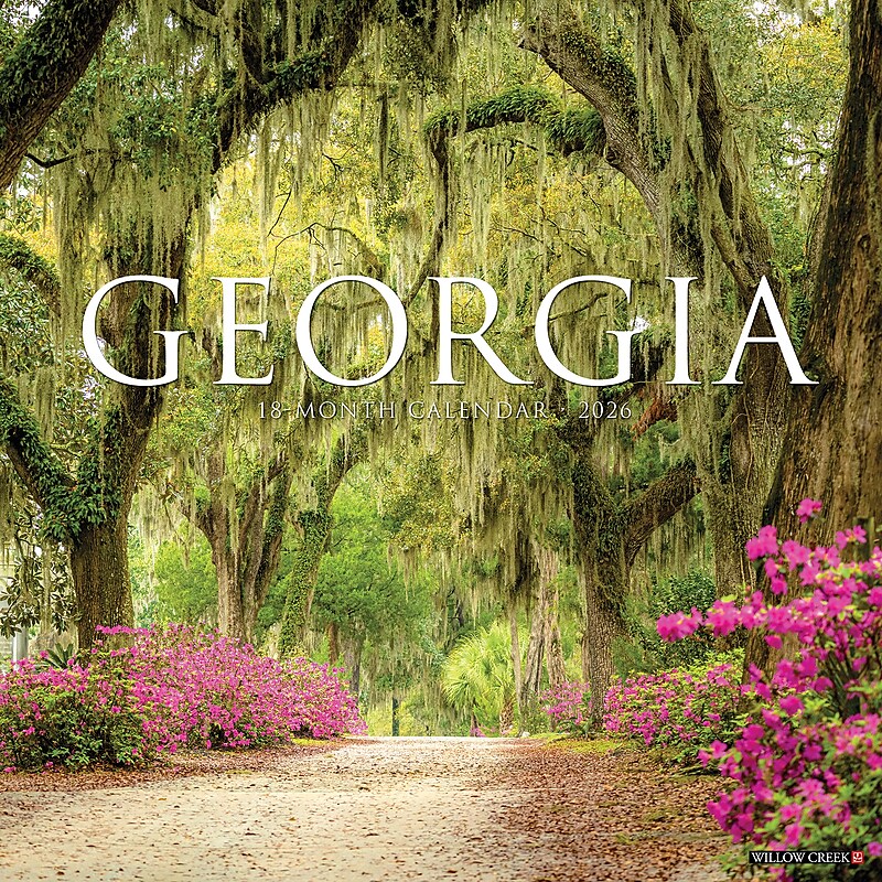 2026 Willow Creek Georgia 12" x 12" Monthly Wall Calendar (51214) image 1