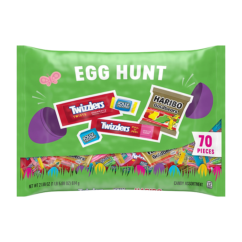Hershey's Easter Assorted Fruit Flavored Candy Variety Bag, 21.69 oz., 70/Pieces (HEC94464) image 1