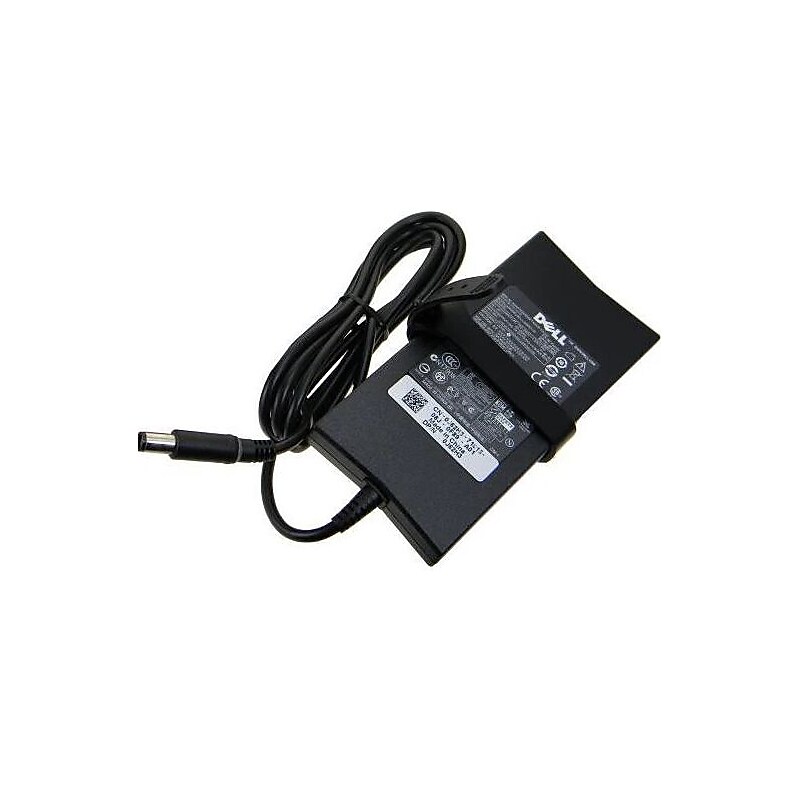 Dell 130W Barrel Laptop Adapter & Charger for Inspiron, Latitude, Precision, and Vostro Laptops, Black (HG5D1) image 1