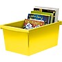 Storex Plastic Medium Classroom Storage Bin, 16.75"x 11.87"x 8.28", Yellow, Pack of 2 (STX61484U06C-2)~#|#~34EFA3DD-A476-442B-A32B2C1BACDC6BF9_sc7