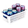 Simplify Slide to Stack Storage Tote, Plastic, White, 2/Pack (25934-WHITE-ST)~#|#~34F0952E-1820-459D-843788196D670C64_sc7