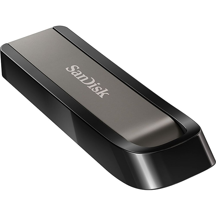 SanDisk Extreme Go 64GB USB 3.2 Type-A Flash Drive, Metallic