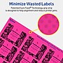 Avery Laser/Inkjet Rectangle Multipurpose Labels, 2" x 2-5/8", Neon Magenta, 600/Pack (94235)~#|#~34FA5C47-CEDD-43D8-81417EA79D027DE1_sc7
