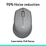 Logitech M330 Silent Plus Wireless Optical USB Mouse, Gray (910-004908)~#|#~34FD8CF4-282B-4897-9FDB8D4F70A6ECCD_sc7