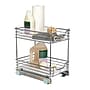Household Essentials Glidez 2-Tier Multipurpose Steel Pull-Out Storage Organizer with Plastic Liners, Chrome (HH62727-1)~#|#~350825B1-9DE2-4F68-84EF3F7BFDFD8016_sc7