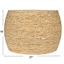 Storied Home Round Handwoven Corn Rope Barrel Coffee Table, Natural (EC1670)~#|#~350CEB37-A719-44BF-BF0D09EF09E6234F_sc7