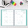 2025-2026 Mead Color Pop 8.5" x 11" Calendar Year Weekly & Monthly Planner, Plastic Cover, Aqua (1604-905-26)~#|#~350D7002-D817-4D70-B3EC6AD5143AF0E9_sc7