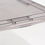 Iris 58 Quart Snap Top Plastic Snap Closure Storage Bin, Clear (500220)~#|#~350E898E-8D4C-40EA-9F9DB55086F384B6_sc7