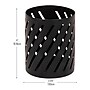 Mind Reader Metal Pen Holder, Black (SLCUP-BLK)~#|#~35121671-2D59-4DF5-A77B3E0ED57D9E7C_sc7