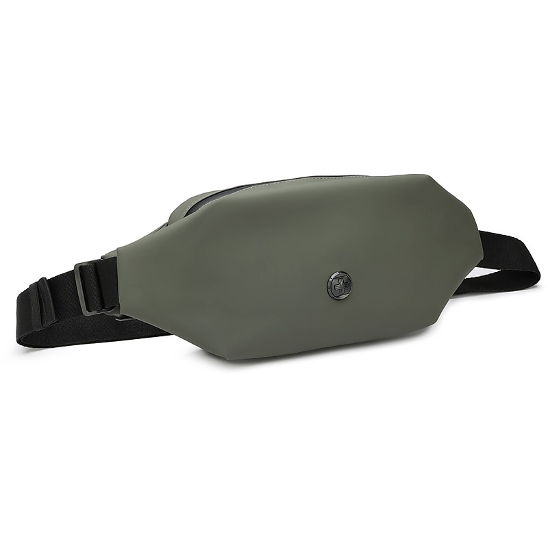 SwissDigital LAMONE Polyester Sling Bag, Dark Green (SD9522-23) image 1