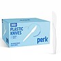 Perk™ Polystyrene Knife, Medium-Weight, White, 300/Pack (PK56399)~#|#~351CAEB6-3222-472B-AE135FEF7060E967_sc7
