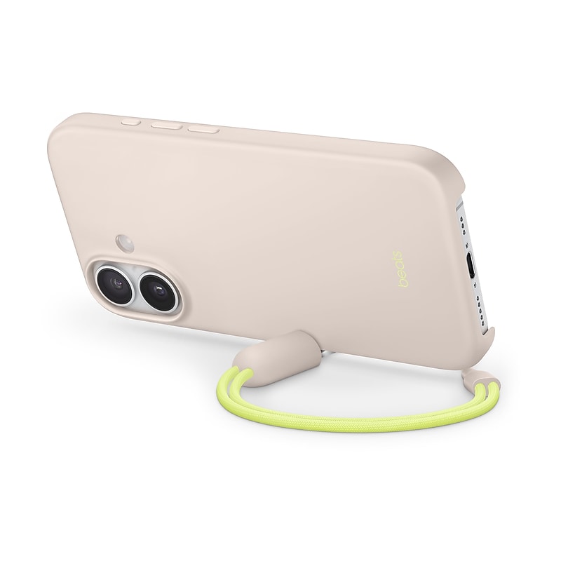 Beats iPhone 17 Kickstand MagSafe Lanyard Phone Case for iPhone 17, Shock Absorbing, Lime Stone (MGTL4LL/A) image 1