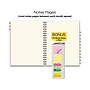 2025 Global Printed Products 8.5" x 11" Monthly Planner, Plastic Cover, Blue/Gold (SPLS25-8511M-F)~#|#~351EFF30-C6A2-4691-B1F3B6158AABFD66_sc7