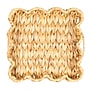 Woven Water Hyacinth Scalloped Square Trays (HE1255)~#|#~35249F80-B646-4E14-A691BA916F5D7347_sc7