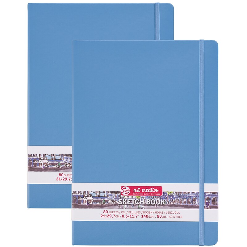 Talens Art Creation 8.3" x 11.7" Sketch Book, 80 Sheets/Book, 2/Bundle (TLN9314213M-2) image 1