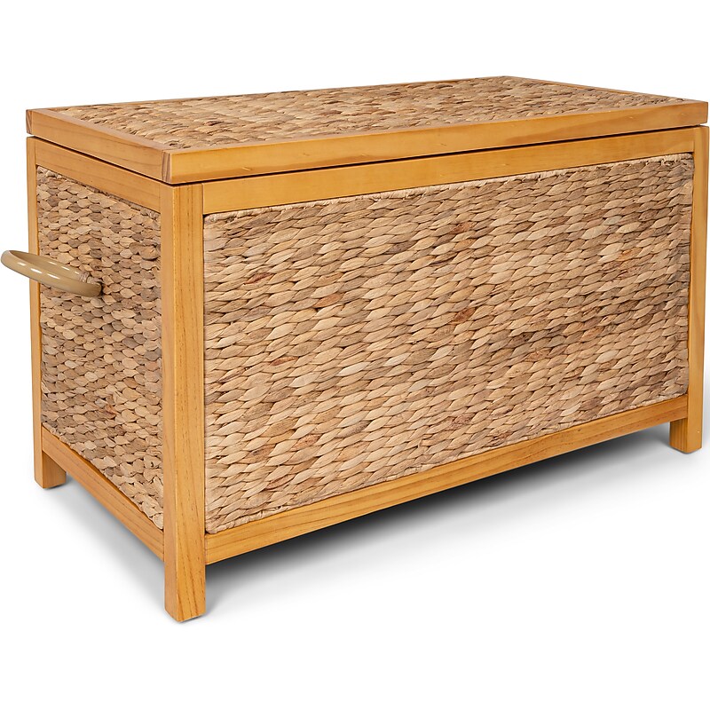 ClickDecor Wilson Storage Trunk, Wicker, Natural (FUCN20050B) image 1