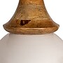 Storied Home Mango Wood and Metal Round Pedestal Table, White/Brown (DF0032)~#|#~35272588-6276-4835-833588F44D06C6D9_sc7