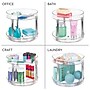 iDESIGN 2-Tier Rotating Desktop Lazy Susan Organizer, Clear/Chrome (40109)~#|#~352BC0CC-201F-4DDD-8AFD93229760A02A_sc7