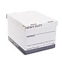 Staples Heavy Duty 50% Recycled Corrugated File Box Lift Off Lid, Letter/Legal Size, White/Gray, 4/Carton (2522303)~#|#~352C2493-9E00-47ED-A9FFF05423F8654D_sc7