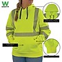 Ergodyne GloWear 8304W High Visibility Women’s Hooded Sweatshirt, ANSI Class R3, Lime, 3XL (23117)~#|#~352CBFCA-20D1-4C6D-B781525FCC4AF6FE_sc7