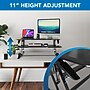 Mount-It! 38"W Manual Rectangular Adjustable Standing Desk Converter, Black (MI-15009)~#|#~352E9DC7-54E4-4ACC-A995BA509D711EDC_sc7