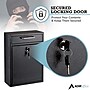 AdirOffice Indoor/Outdoor Interoffice Mailbox, Black (631-04-BLK)~#|#~35344357-7A5C-4963-8846E650744EE64D_sc7