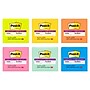 Post-it Mix & Match Super Sticky Notes, 3" x 3", Assorted Colors, 90 Sheets/Pad (654-SSPK)~#|#~353EA7F3-21CB-430F-9E5B53491842CC2E_sc7