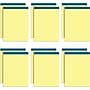 TOPS Docket Notepads, 8.5" x 11.75", Wide Ruled, Canary, 50 Sheets/Pad, 12 Pads/Pack (TOP63400)~#|#~353EE4A3-0D26-40C4-9A059277EDABE0C2_sc7