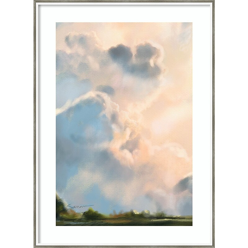Amanti Art Cloud I by Mary Sparrow Wood Framed Wall Art Print, 30" x 41" (A42677449999) image 1