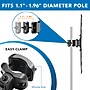 Mount-It! TV Pole Mount for 32" to 55" TVs, Holds up to 55 lbs. Max., Black (MI-390XL)~#|#~35443964-52F7-4BB0-93ED9C82098BDCE8_sc7